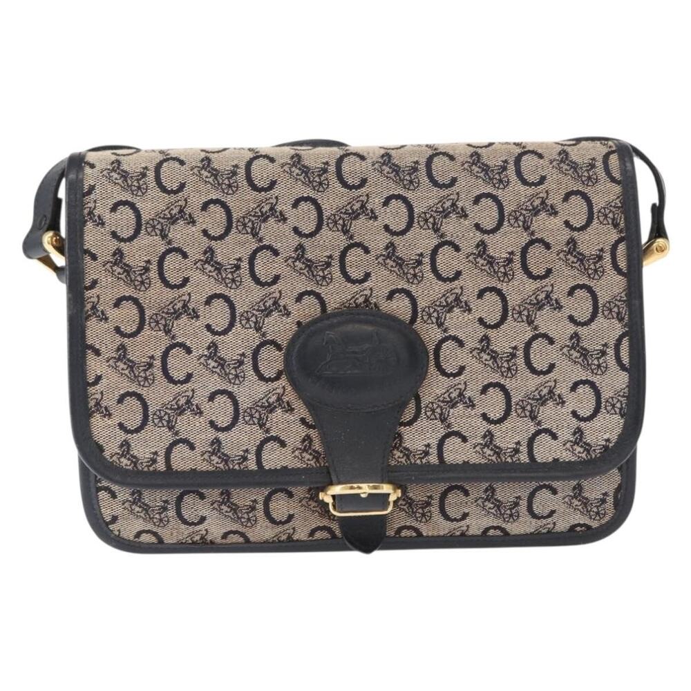 Celine C Sulky Shoulder Bag Navy